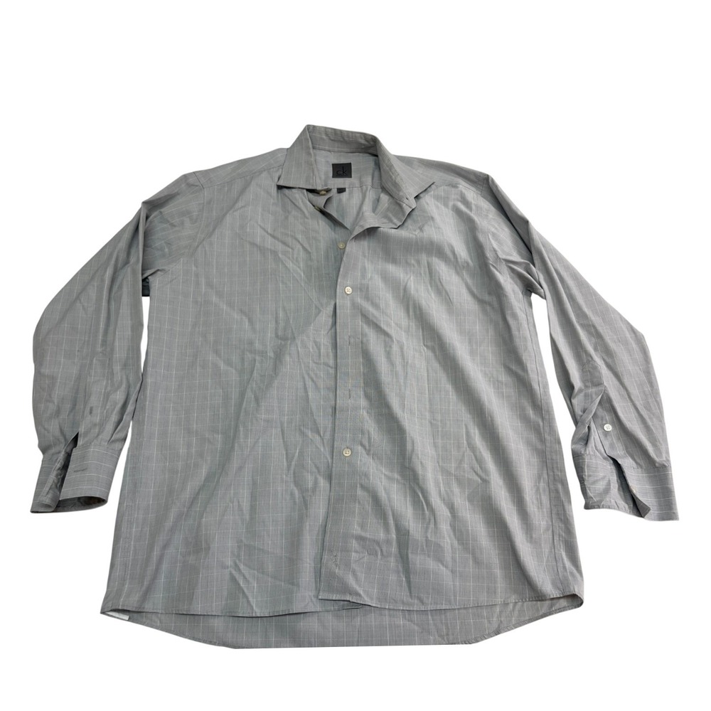 Calvin Klein dress shirt Men's‎ size 16.5 - 32/33 gray